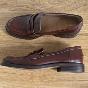 Sam Edelman COLIN Spiced Brandy Leather Penny Loafers Classic Women’s Size 9.5M